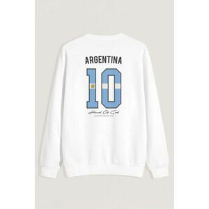 Mikina, Barva Bílá, s Potiskem Hand Of God 10 obraz