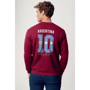 Mikina, Barva Bordó, s Potiskem Hand Of God 10 obraz