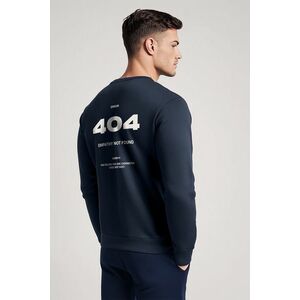 Mikina, Barva Modrá, s Potiskem Empathy Not Found obraz