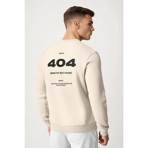 Mikina, Barva Ekru, s Potiskem Empathy Not Found obraz