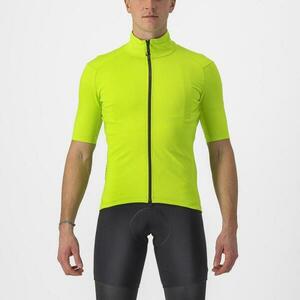 CASTELLI Cyklistický dres s krátkým rukávem - PERFETTO ROS 2 WIND - světle zelená M obraz