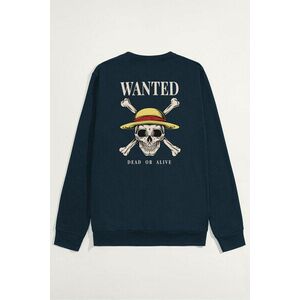 Mikina, Barva Modrá, s Potiskem Wanted Dead Or Alive obraz