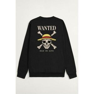 Mikina, Barva Černá, s Potiskem Wanted Dead Or Alive obraz