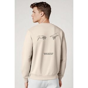 Mikina, Barva Ekru, s Potiskem Rise and Shine obraz