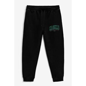 Tepláky Jogger , Barva Černá, s Potiskem Los Angeles USA obraz