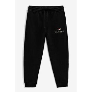 Tepláky Jogger , Barva Černá, s Potiskem Monaco Grand Prix obraz