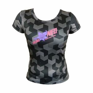 HAVEN Cyklistický dres s krátkým rukávem - PEARL NEO SHORT - černá/růžová 2XL obraz