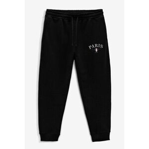Tepláky Jogger , Barva Černá, s Potiskem Paris XXXIII obraz