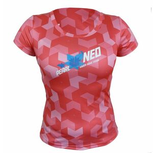 HAVEN Cyklistický dres s krátkým rukávem - PEARL NEO SHORT - růžová/modrá XL obraz