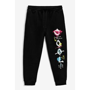 Tepláky Jogger , Barva Černá, s Potiskem Cool Colorful Life obraz