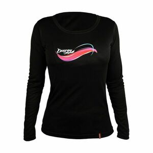 HAVEN Cyklistický dres s dlouhým rukávem letní - ENERGY LONG - černá/růžová S obraz