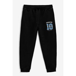 Tepláky Jogger , Barva Černá, s Potiskem Hand Of God 10 obraz