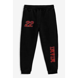 Tepláky Jogger , Barva Černá, s Potiskem Miami 22 obraz