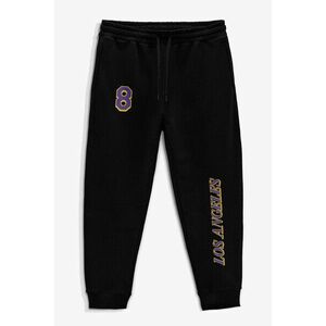 Tepláky Jogger , Barva Černá, s Potiskem Los Angeles obraz