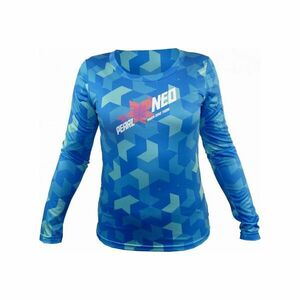 HAVEN Cyklistický dres s dlouhým rukávem letní - PEARL NEO LONG - modrá/růžová L obraz