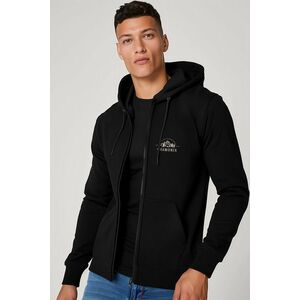 Mikina s Kapucí na Zip, Barva Černá, s Potiskem Chamonix Alpine Ski obraz