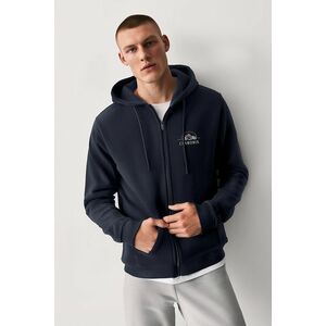 Mikina s Kapucí na Zip, Barva Modrá, s Potiskem Chamonix Alpine Ski obraz