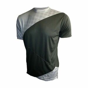 HAVEN Cyklistický dres s krátkým rukávem - MOUNTAIN - černá/šedá S obraz