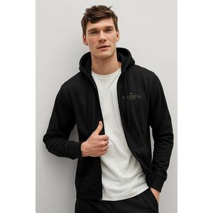 Mikina s Kapucí na Zip, Barva Černá, s Potiskem Valencia Limited obraz