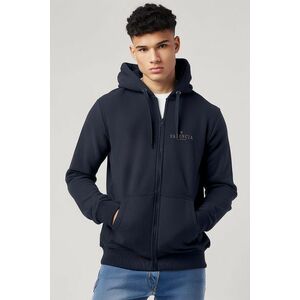 Mikina s Kapucí na Zip, Barva Modrá, s Potiskem Valencia Limited obraz