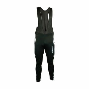 HAVEN Cyklistické kalhoty dlouhé s laclem - ISOLEERA - černá/bílá M obraz