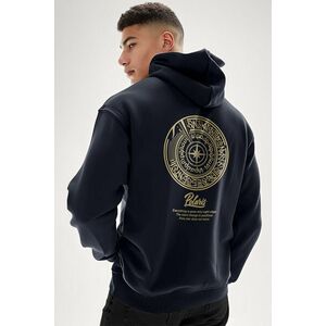 Mikina s Kapucí na Zip, Barva Modrá, s Potiskem Polaris obraz