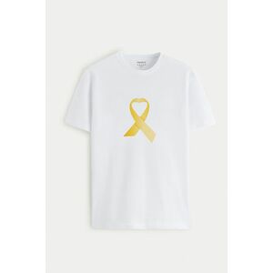 Tričko, Barva Bilá, ve spolupráci s DPR, s Potiskem Stužka obraz