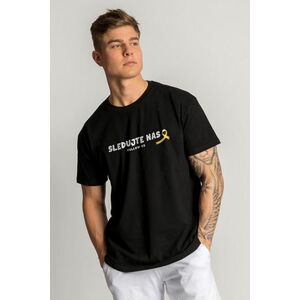 Tričko, Barva Černá, ve spolupráci s DPR, s Potiskem Sleduj Nás obraz