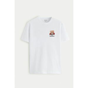 Tričko, Barva Bilá, ve spolupráci s DPR, s Potiskem Nikdy se Nevzdávej obraz