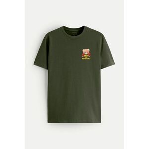 Tričko, Barva Khaki, ve spolupráci s DPR, s Potiskem Nikdy se Nevzdávej obraz