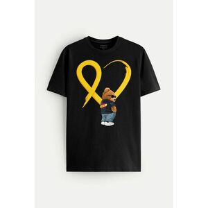 Tričko, Barva Černá, ve spolupráci s DPR, s Potiskem Srdce obraz