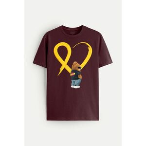 Tričko, Barva Bordó, ve spolupráci s DPR, s Potiskem Srdce obraz