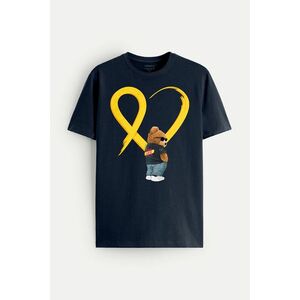 Tričko, Barva Modrá, ve spolupráci s DPR, s Potiskem Srdce obraz