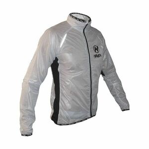 HAVEN Cyklistická větruodolná bunda - ULTRALIGHT - bílá/černá XS obraz