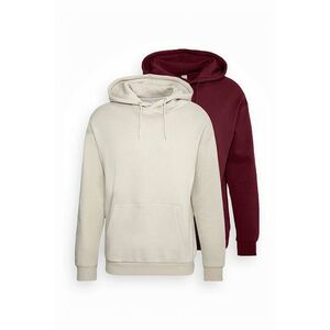 Mikina s Kapucí, 2-kusy – Ekru, Bordó obraz