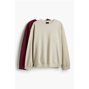 Mikina 2-kusy – Bordó, Ekru obraz