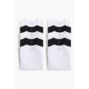 Trička, 10-kusů – Černá a Bílá obraz