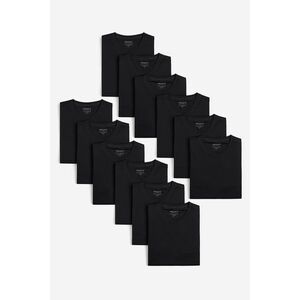 Trička, 12-kusů – Vše v Černé obraz