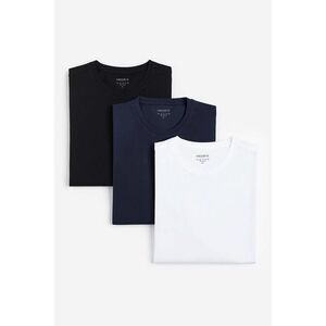 Trička, 3-kusy – Černá, Modrá, Bílá obraz