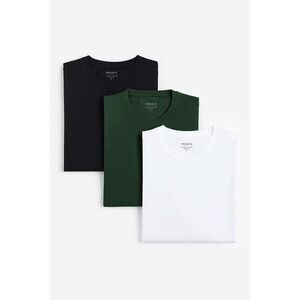 Trička, 3-kusy – Černá, Zelená, Bílá obraz