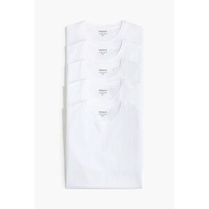 Trička, 5-kusů – Vše v Bílé obraz