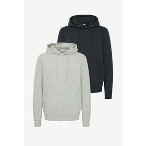 Mikina s Kapucí, 2-kusy – Šedá, Železitě Šedá obraz