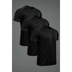 Ultrafit Performance Trička, 3-Pack - Černá obraz