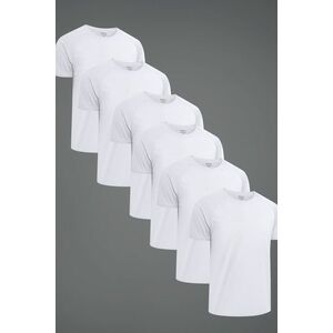 Ultrafit Performance Trička, 6-Pack - Bílá obraz