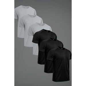 Ultrafit Performance Trička, Balení po 6 - Černá, Šedá obraz