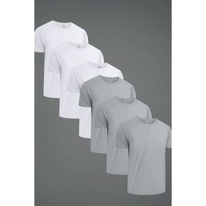 Ultrafit Performance Trička, Balení po 6 - Šedá, Bílá obraz