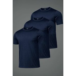 Hyperflow Pro Fitness Trička, Balení po 3 - Modrá obraz