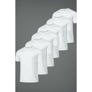 Hyperflow Pro Fitness Trička, Balení po 6 - Bílá obraz