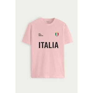 Tričko, Barva Růžová, s Potiskem Italia Bold obraz