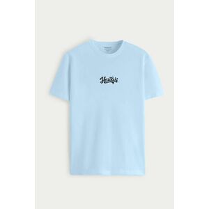 Tričko, Barva Nebesky Modrá , s Potiskem Hawaii obraz